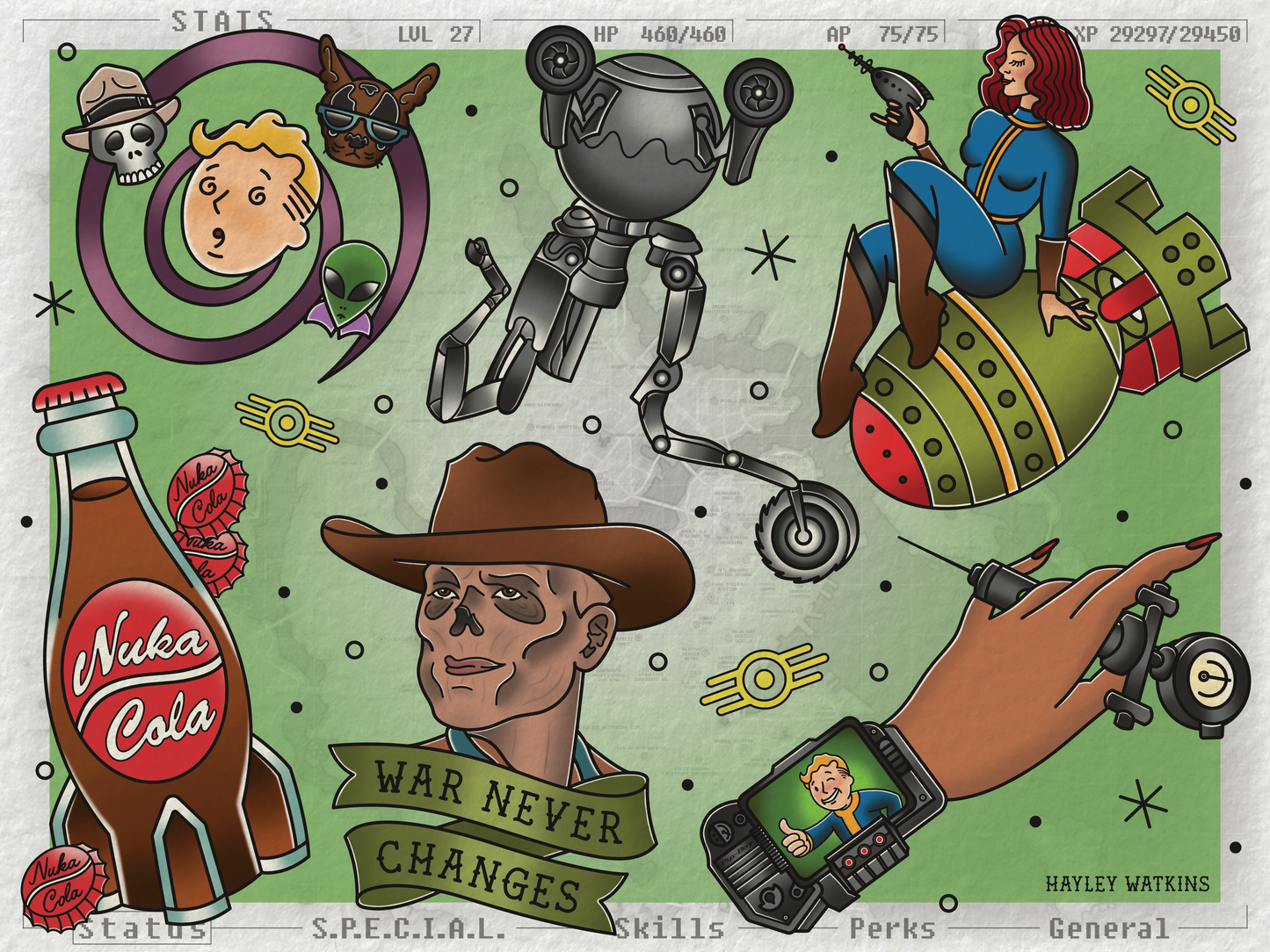 Fallout Print (12x16)