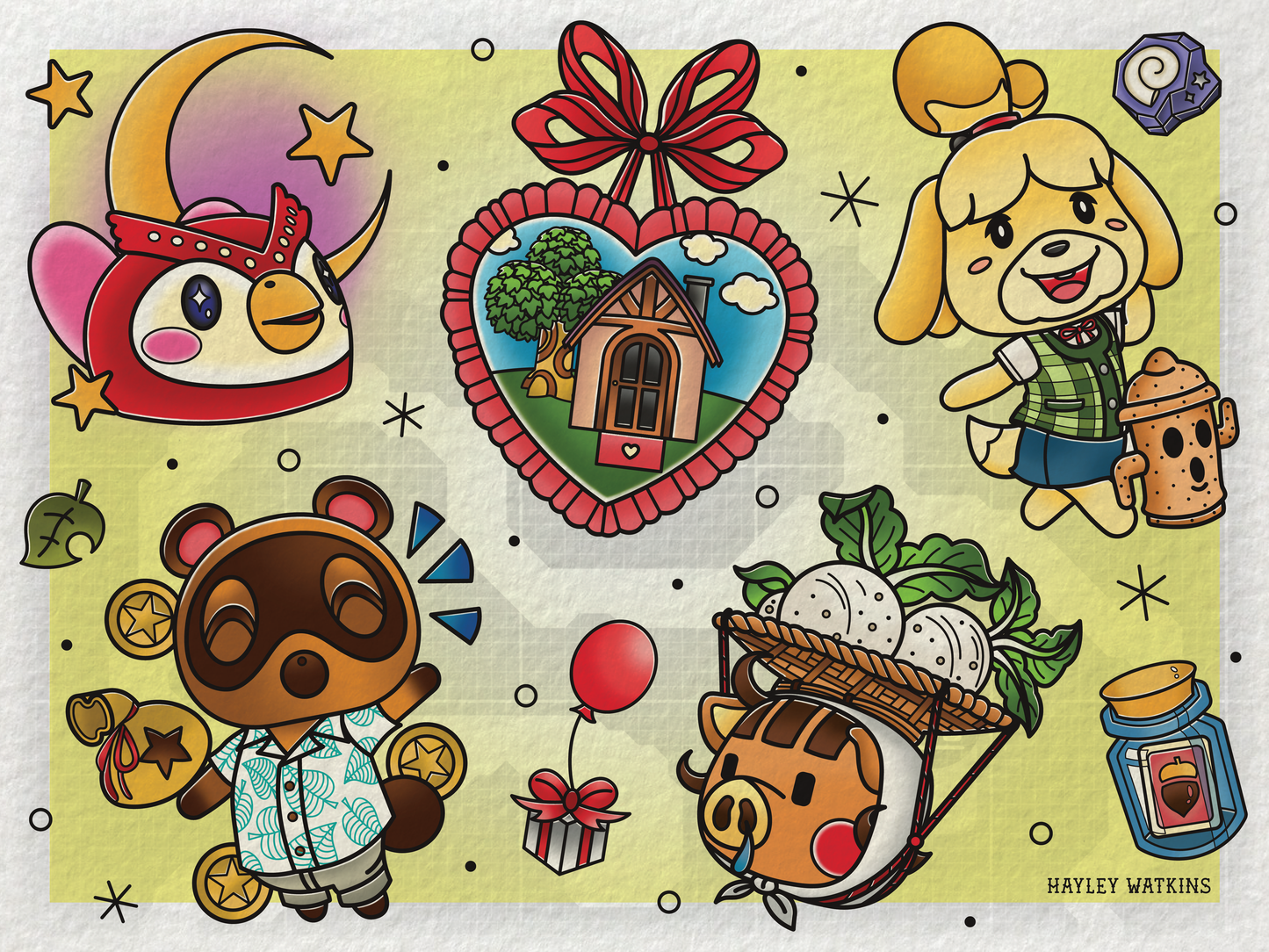 Animal Crossing Print (12x16)