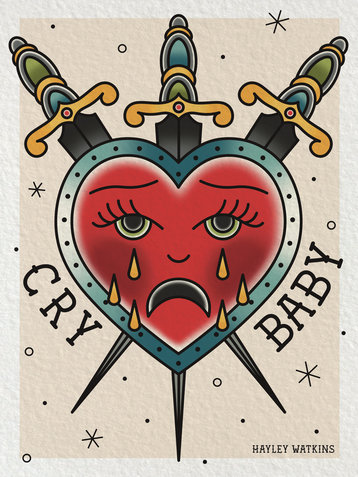 Cry Baby Print (9x12)