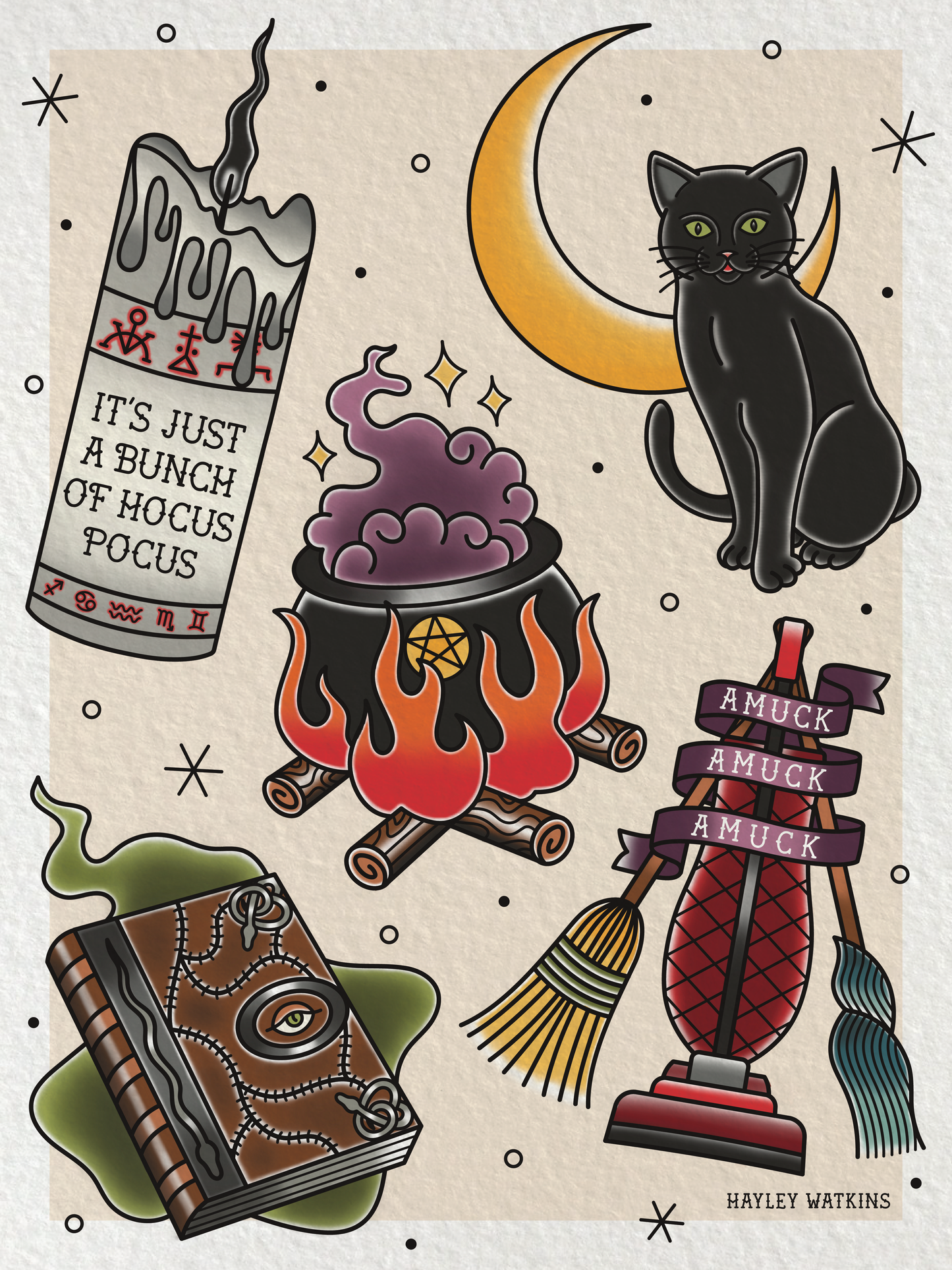 Hocus Pocus Print (12x16)