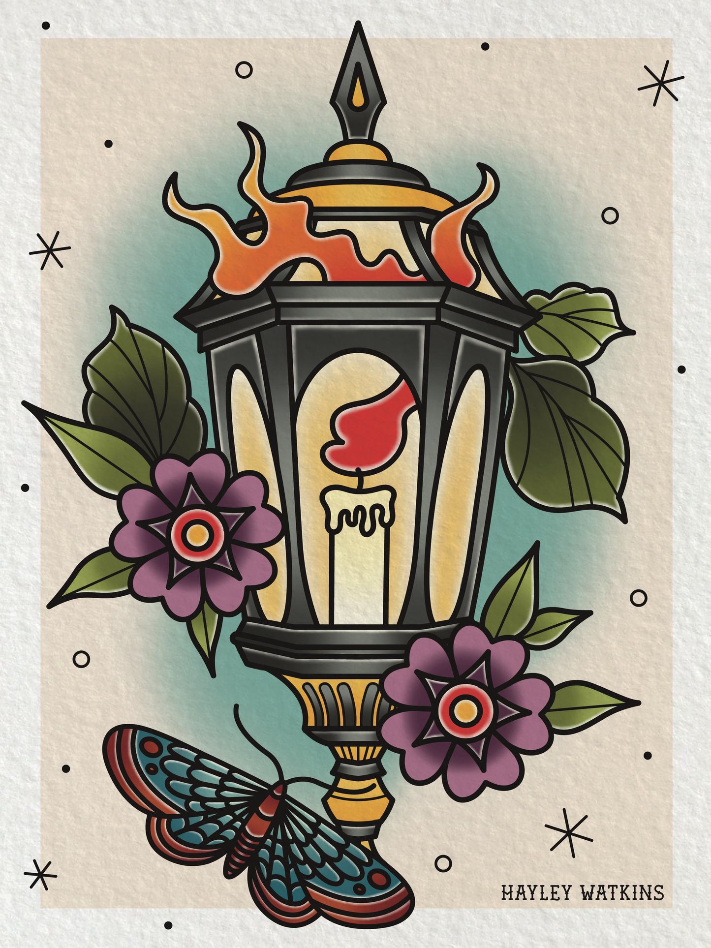 Lantern Print (9x12)