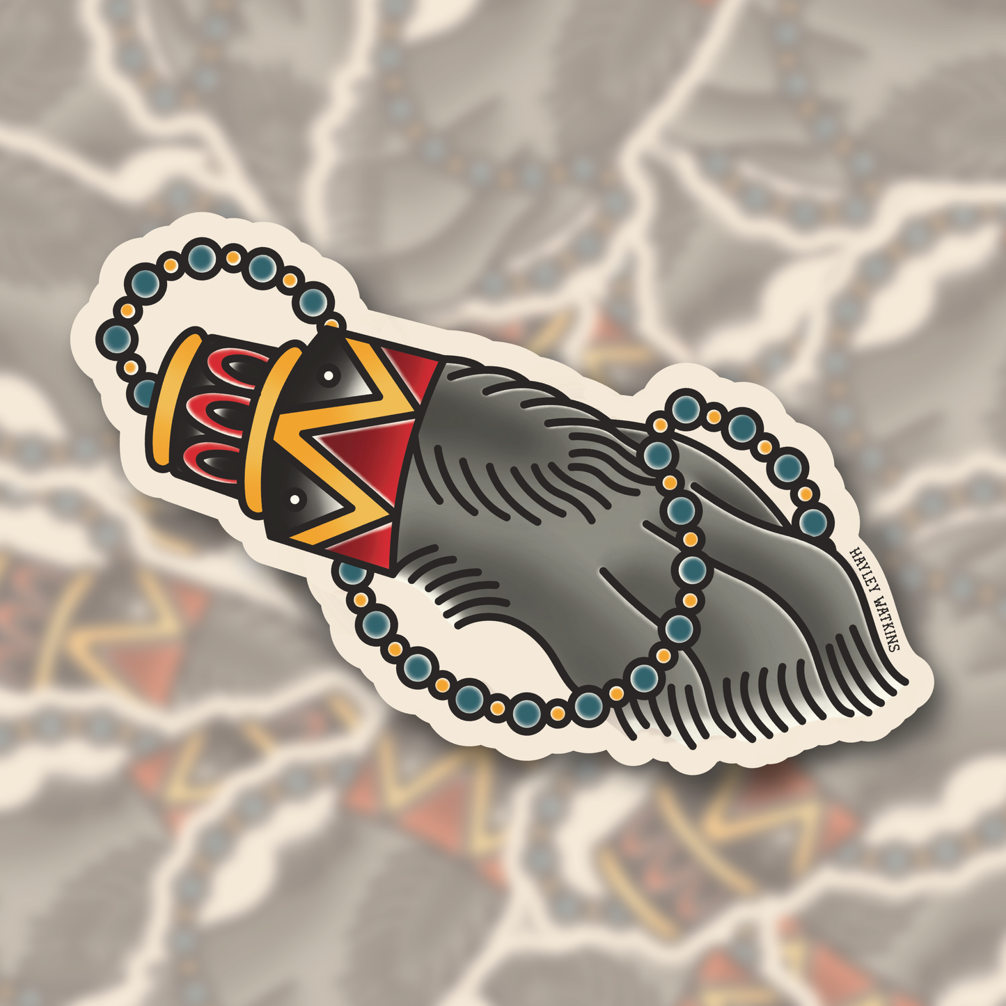 Rabbit's Foot Sticker