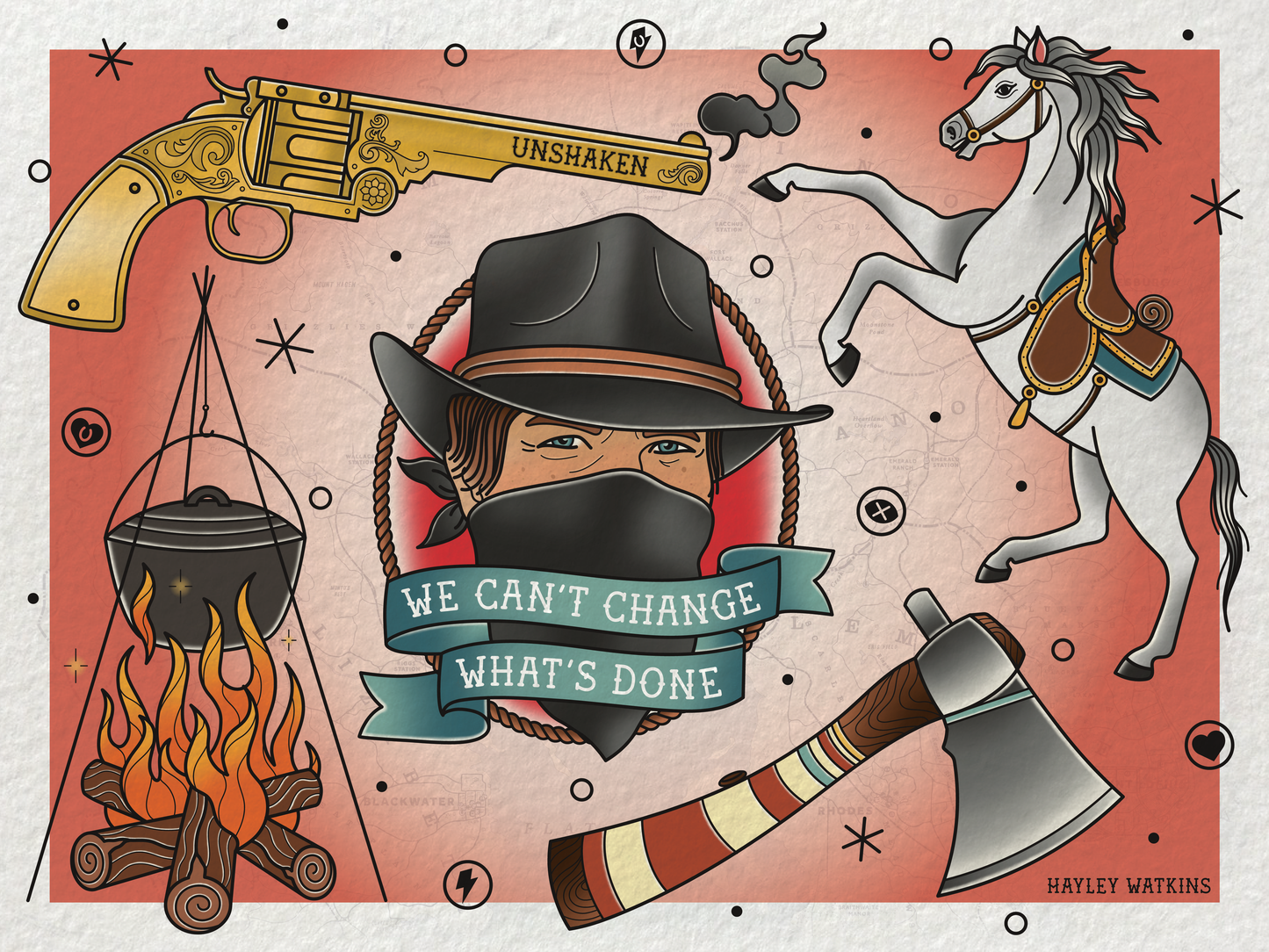 Red Dead Redemption Print (12x16)