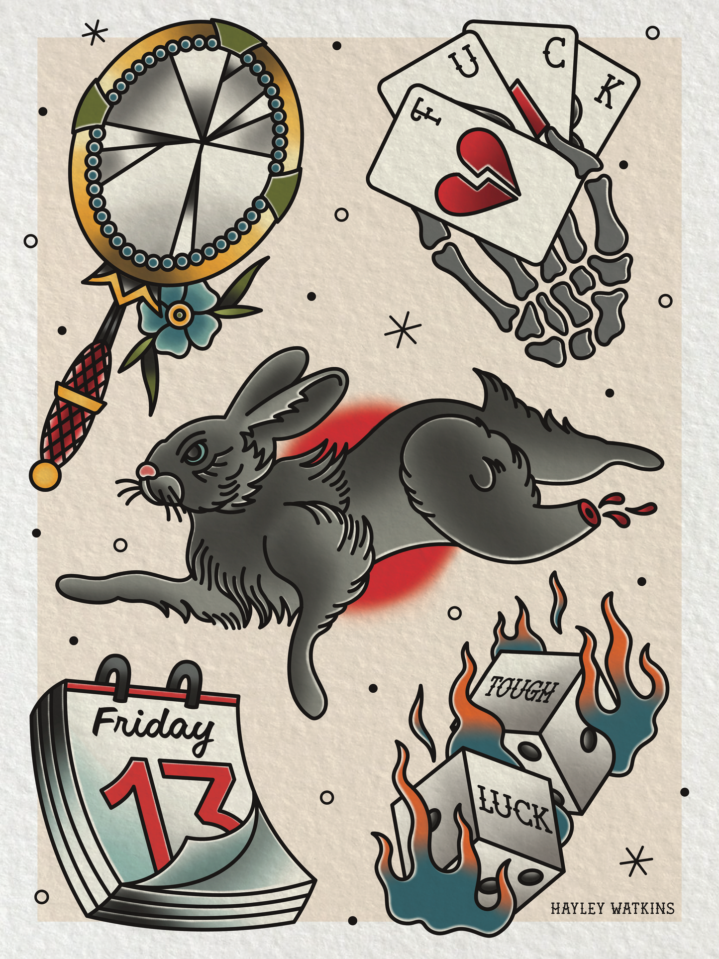 Unlucky Print (12x16)