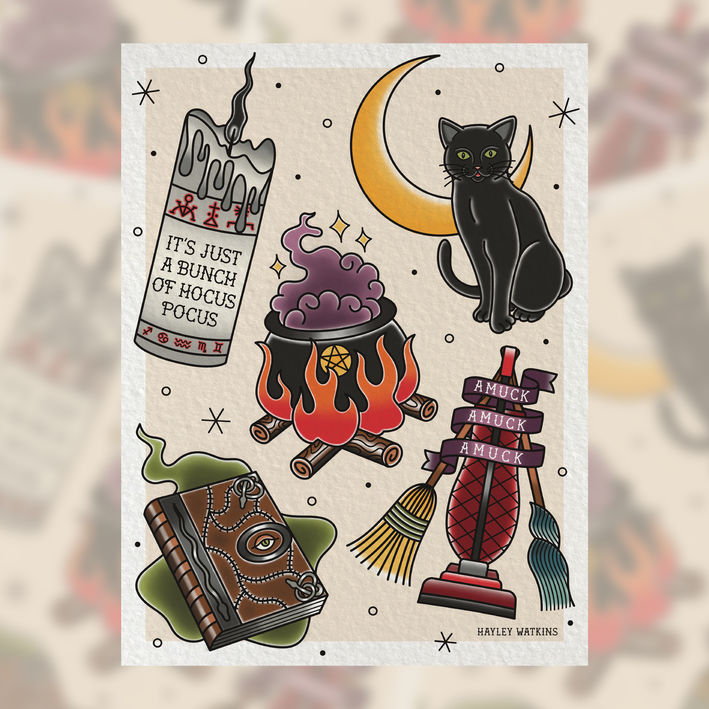Hocus Pocus Print (12x16)