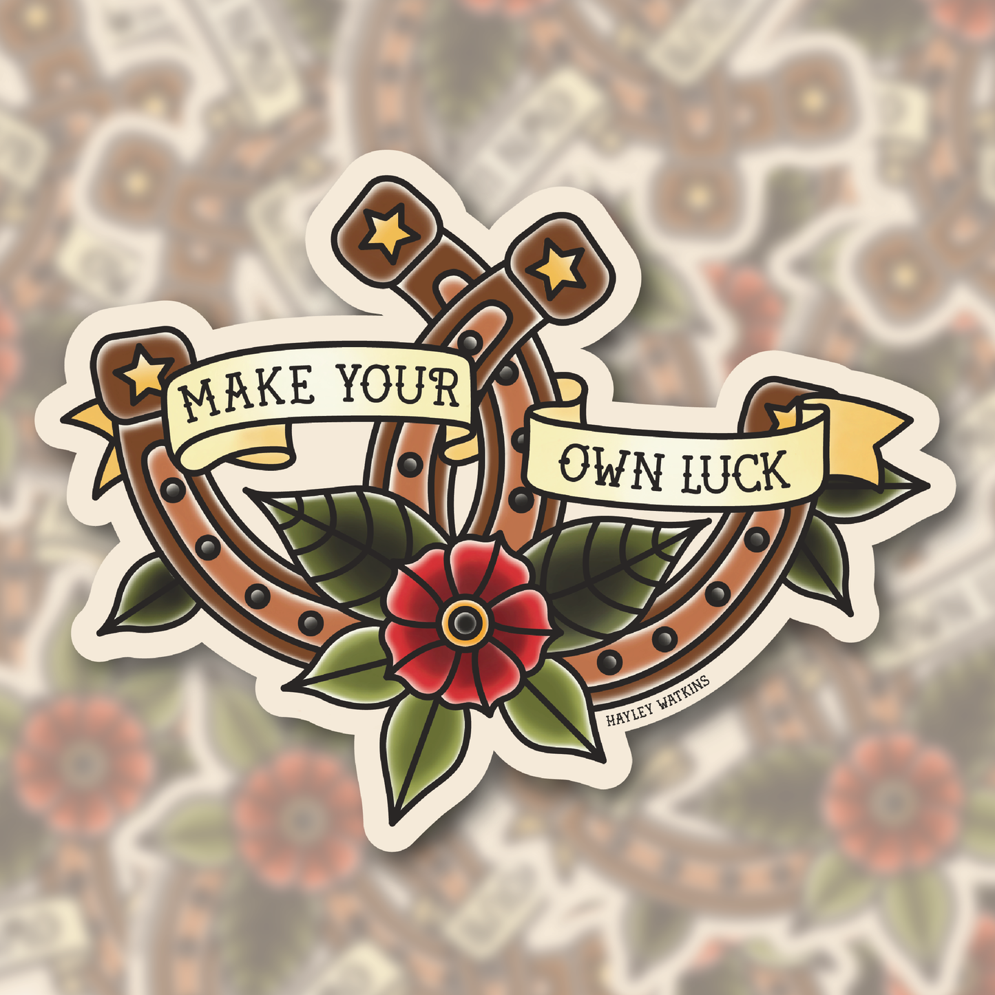 Horse Shoe Sticker