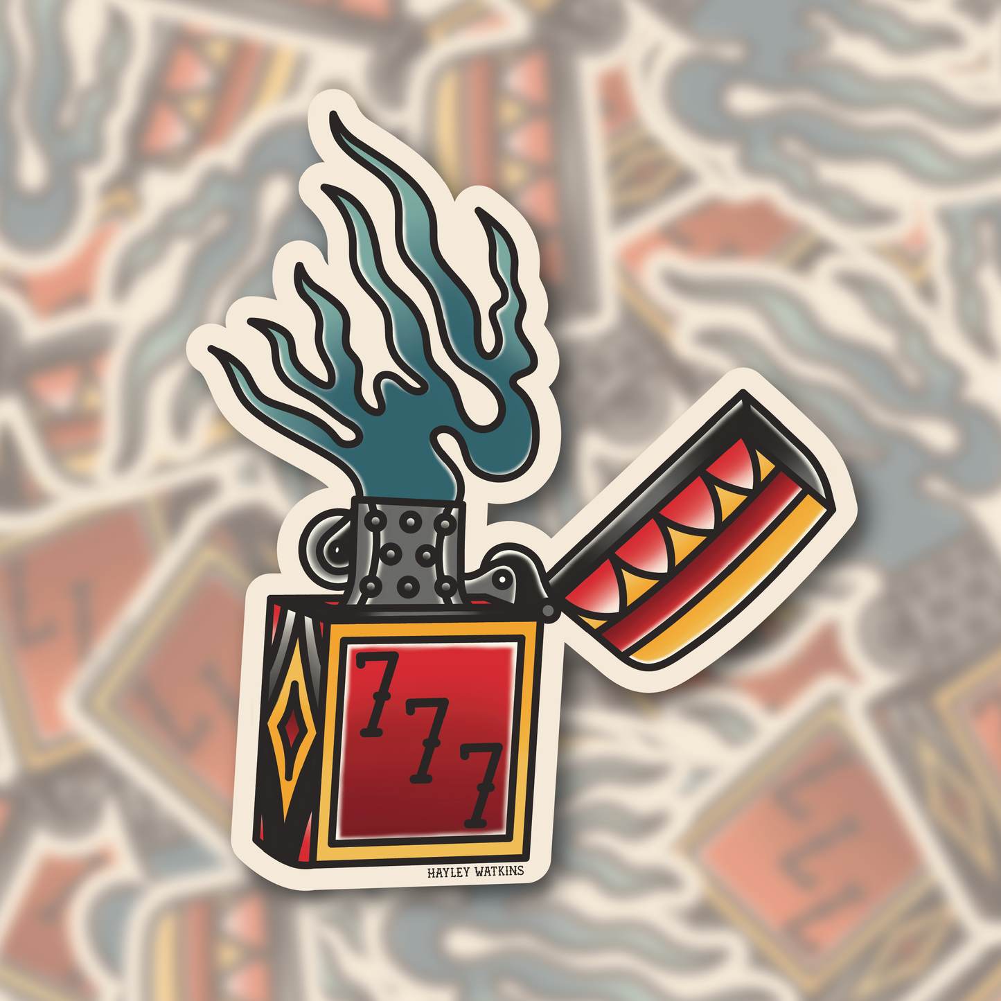 Lighter Sticker